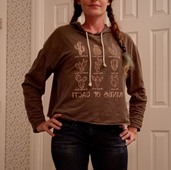 French pastry kinds of cacti long sleeve t-shirt hoodie - Picture 5 of 5